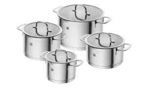 Induction steel pot sets