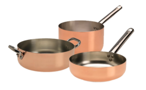 Copper pot sets for induction
