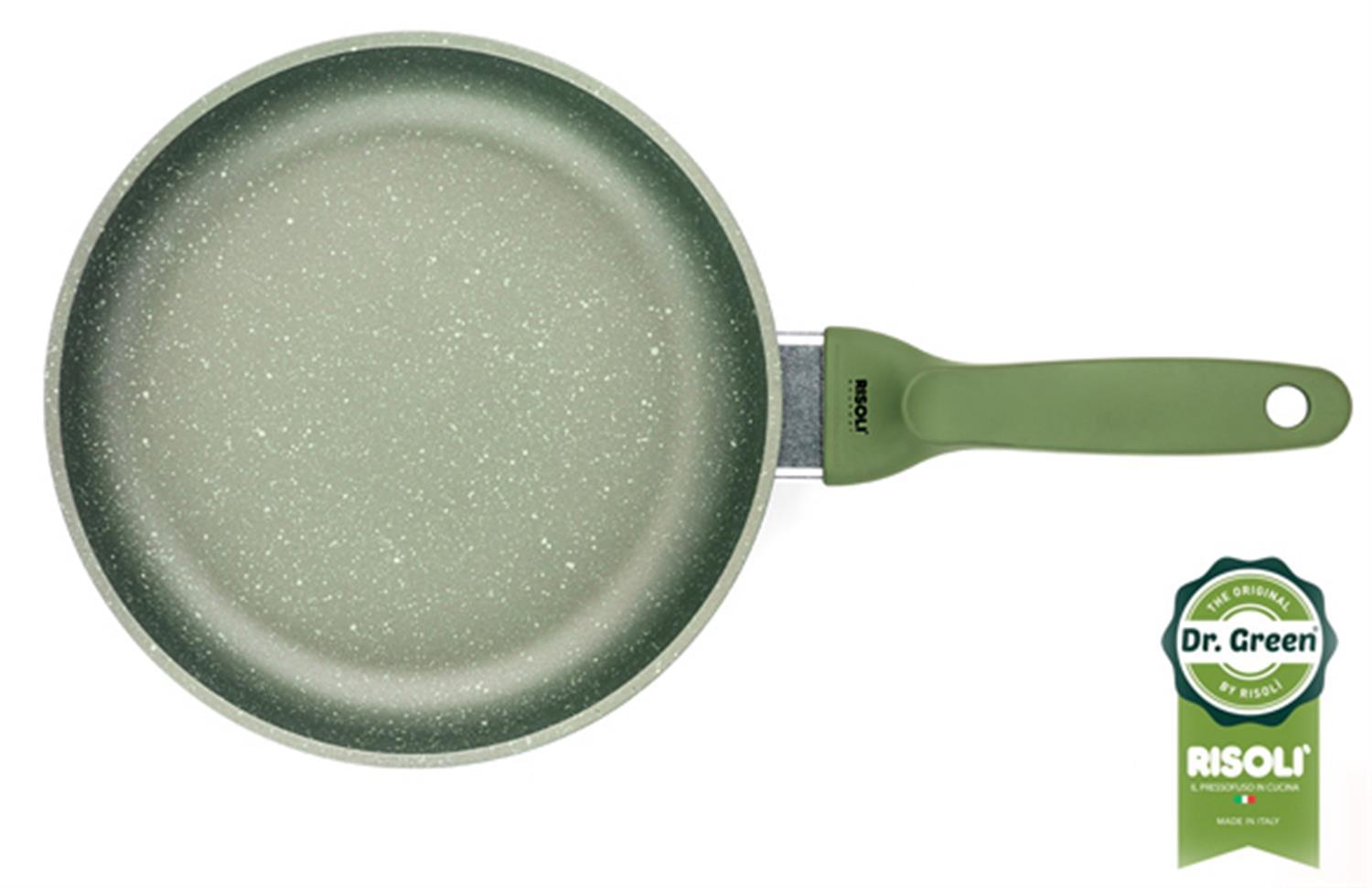 Dr. Green frying pan in die-cast aluminum with bakelite handle, diam. 20cm