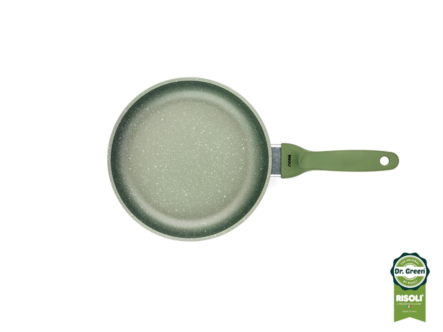 Dr. Green induction frying pan in die-cast aluminum with bakelite handle, diam. 24cm
