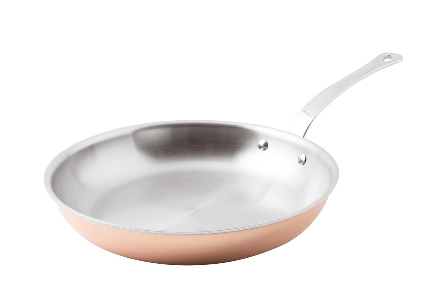15600 Series 3-Ply copper frying pan with one handle for induction, diam.20cm