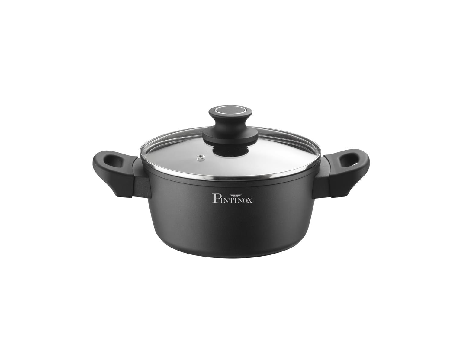 Fonda saucepan for induction, Power line, two handles with lid, diam.20cm