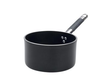 Casseruola Alta AlBlack in alluminio antiaderente 5mm con manico “cool”, diam. 20cm