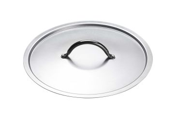 Coperchio in alluminio con ponte in acciaio inox di Pintinox diam. 24