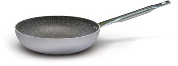 Padella svasata alta in alluminio antiaderente Stone per induzione, spessore 4 mm, diam. 40cm