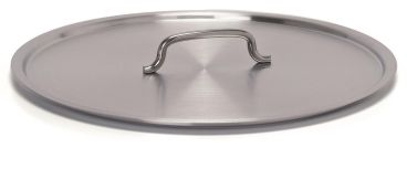 Coperchio piano in acciaio inox, diam.20cm (FINE SERIE)