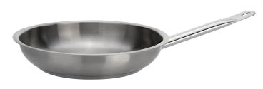 Padella in acciaio inox per induzione 18/10 con un manico, diam.36cm