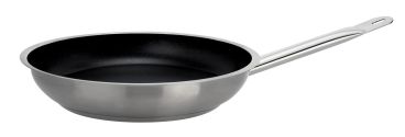 Padella in acciaio inox per induzione 18/10 con un manico, diam.28cm