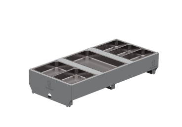 Supporto vaschette GASTRO RACK per braciere Vulcanus