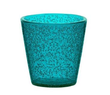 Shot Glass Memento Synth methacrylate, Petrol 6 pieces