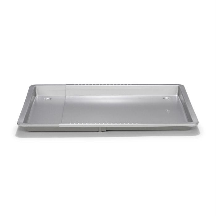 Teglia da forno bordo alto allungabile in alluminio antiaderente Silver-Top