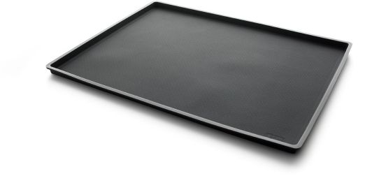 Foglio da Forno nero in silicone con bordo, dim. 40x30x1,2cm