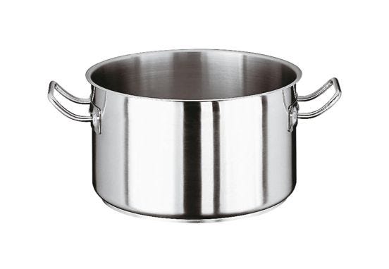 High Casserole Series 2000 in stainless steel with two handles for induction, diam.50cm
