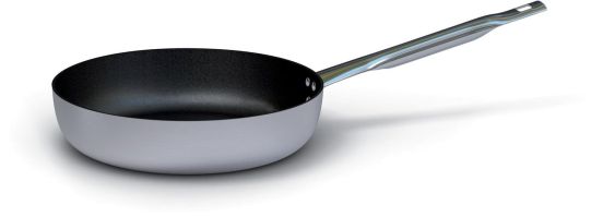 Padella in alluminio antiaderente per friggere con un manico in acciaio inox, diam. 32cm