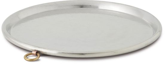 Traditional Line copper porridge tray, diam.34cm
