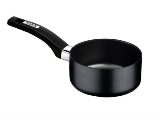 Low saucepan in non-stick molded aluminum for induction, Resistent Plus line, diam. 16cm