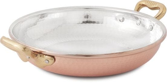 Luxury line copper pan, diam. 28cm