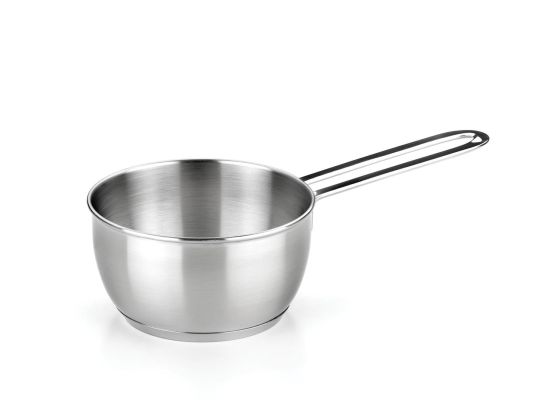 Deep casserole Anchor in stainless steel for induction with handle, diam. 14cm