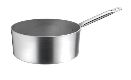 Casseruola bassa in alluminio con manico in acciaio inox, diam. 32cm