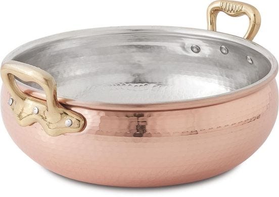 Copper vegetable dish Luxury line, diam. 16cm