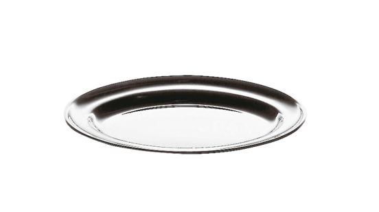 Oval Tray With Cm 40 Stainless Steel Edge