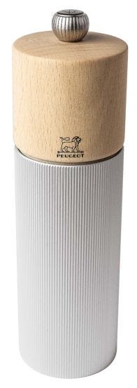 Line wooden salt mill, H 18cm 