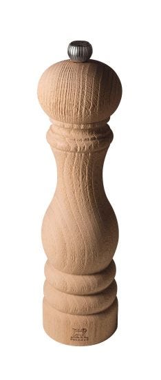 Bistro Nature wooden pepper mill, H 22cm