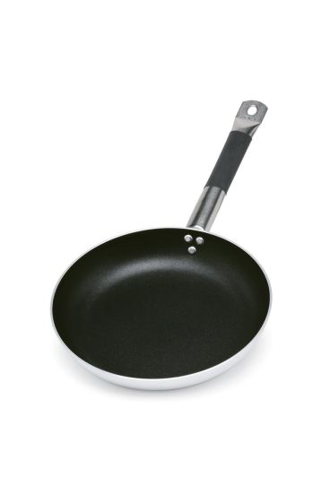 Padella in alluminio antiaderente con manico in acciaio inox con guaina termoresistente, spessore 3 mm, diam. 32cm