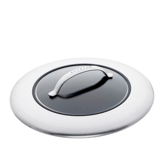 Coperchio serie CTX in acciaio inox e vetro, diam.16cm