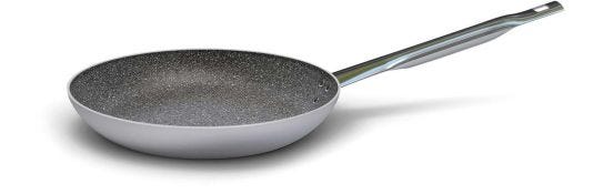 Padella svasata bassa in alluminio antiaderente Stone per induzione, spessore 4 mm, diam. 28cm