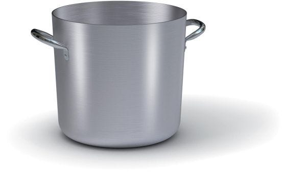 Aluminum pot with stainless steel handles, thickness 3 mm, diam. 50cm
