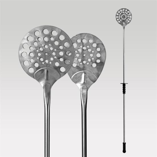 Pala STELLA ORO Tradizionale forata robusta in acciaio inox, diam. 20cm