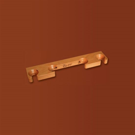 Jolly double wall support for shovels and mop in beech wood