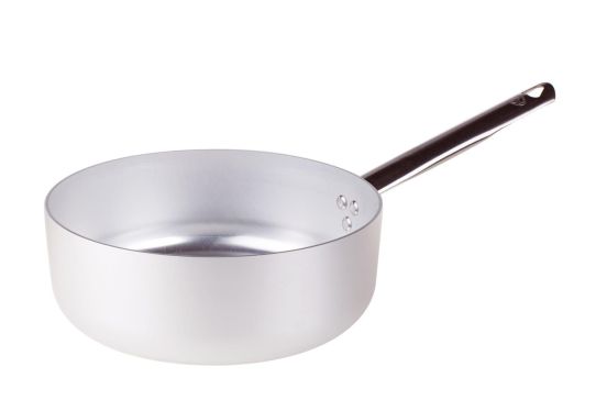 Casseruola Bassa in alluminio 3mm con un manico, diam. 24cm