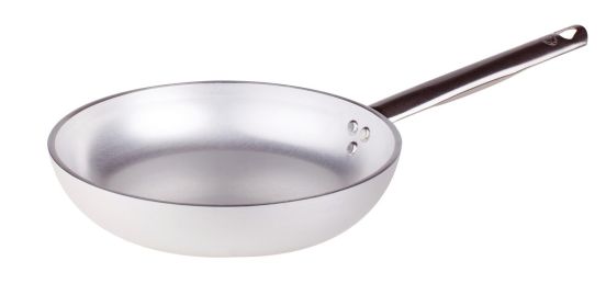 Radiant frying pan in aluminum 5mm with one handle, diam. 20cm