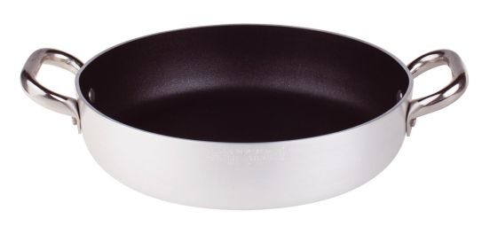 Tegame in alluminio antiaderente 3mm, due maniglie, diam. 24cm