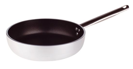 Padella Dritta in alluminio antiaderente 5mm con manico, diam. 40cm