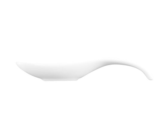 Drop-shaped porcelain spoon diameter 11 x 5.5 cm Art de Cusine line 12 pieces