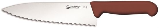 Serrated carving knife, 20 cm blade, Barbecue line