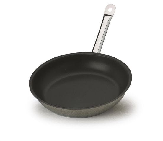 Padella in acciao inox per induzione, un manico, diam. 24cm