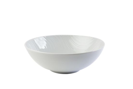 Porcelain salad bowl, diameter Cm 21 Waves, 6 pieces