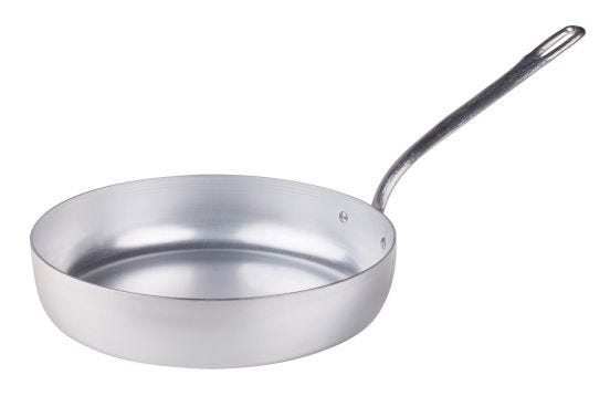 Aluminum frying pan with one handle, diam. 30cm
