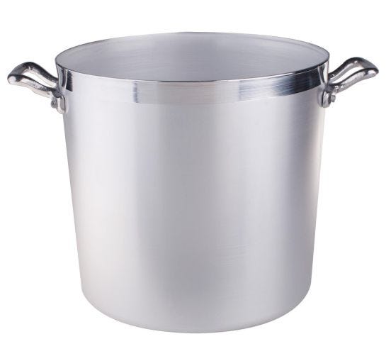 Cylindrical pot with 2 handles, diam. 16cm