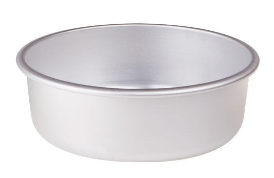 Aluminum conical cake tin with rim (H cm 8), diam.20cm