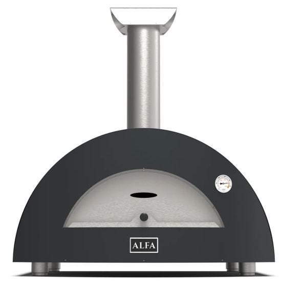 Alfa Forni&#039;s Modern Grey METHANE Gas Oven for 2 Pizzas 