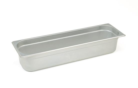 Gastronorm tray in stainless steel GN 2/4 6 pieces cm. 16.2x53h. cm. 10