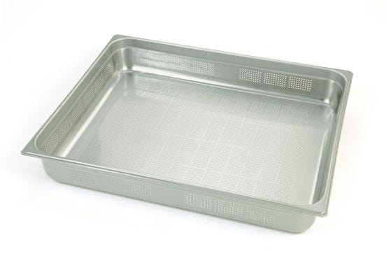 Gastronorm perforated tray GN 2/1 6 pieces cm. 65x53h. cm. 15