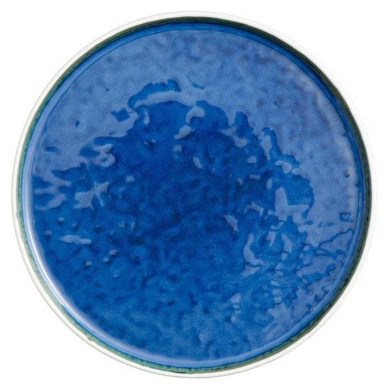 Le Coq Abyssos porcelain dinner plate, diam. 27.5cm, 6 pieces