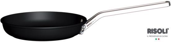 &#039;HIGH TECH&#039; non-stick aluminum frying pan with stainless steel handle, diam. 24cm
