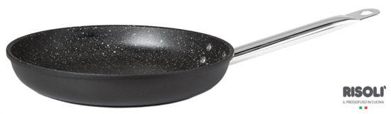 Frying pan in die-cast aluminum with new non-stick coating for induction HARD STONE with stainless steel handle, diam. 32cm